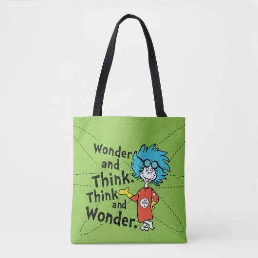 Dr. Seuss | Wonder and Think. Denken Sie nach. Tasche (Vorderseite)