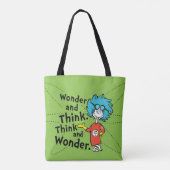Dr. Seuss | Wonder and Think. Denken Sie nach. Tasche (Rückseite)