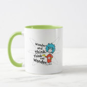 Dr. Seuss | Wonder and Think. Denken Sie nach. Tasse (Links)
