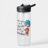 Dr. Seuss | Wonder and Think. Denken Sie nach. Trinkflasche (Links)
