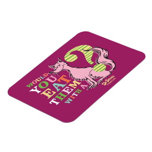 Dr. Seuss | Würdest du sie mit einem Fuchs essen? Magnet (Linke Seite)