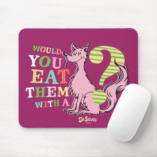 Dr. Seuss | Würdest du sie mit einem Fuchs essen? Mousepad (Mit Mouse)