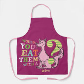 Dr. Seuss | Würdest du sie mit einem Fuchs essen? Schürze (Vorderseite)
