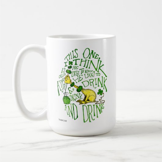 Dr. Seuss | Yink - St. Patrick's Day Kaffeetasse (Links)