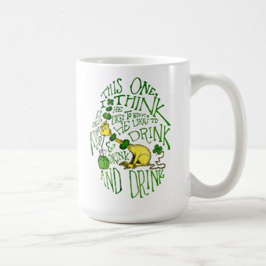 Dr. Seuss | Yink - St. Patrick's Day Kaffeetasse (Rechts)