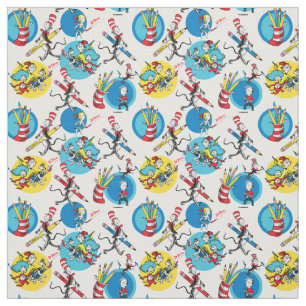 Dr. Seuss   Zeichen mit Stift Stoff