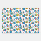 Dr. Seuss | Zeichen mit Stiften Muster Geschenkpapier Set (Vorderseite 2)