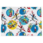 Dr. Seuss | Zeichen mit Stiften Muster Große Geschenktüte (Vorderseite)