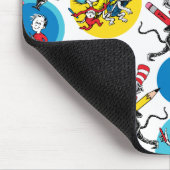 Dr. Seuss | Zeichen mit Stiften Muster Mousepad (Ecke)