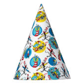 Dr. Seuss | Zeichen mit Stiften Muster Partyhütchen (Vorderseite)