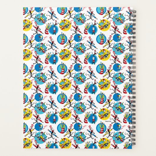 Dr. Seuss | Zeichen mit Stiften Muster Planer (Rückseite)