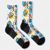 Dr. Seuss | Zeichen mit Stiften Muster Socken (Rechts)