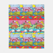 Dr. Seuss | Zeichensatz Fleecedecke (Vorderseite)