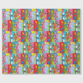 Dr. Seuss | Zeichensatz Geschenkpapier (Flach)