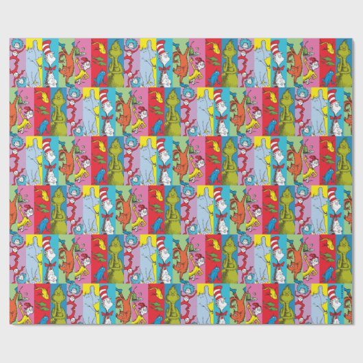 Dr. Seuss | Zeichensatz Geschenkpapier (Flach)