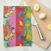 Dr. Seuss | Zeichensatz Geschirrtuch (Viertel Falte)