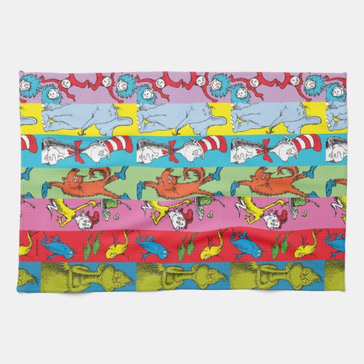 Dr. Seuss | Zeichensatz Geschirrtuch (Horizontal)