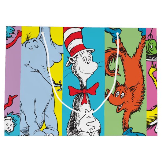 Dr. Seuss | Zeichensatz Große Geschenktüte (Rückseite)