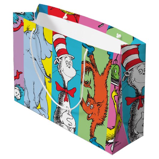 Dr. Seuss | Zeichensatz Große Geschenktüte (Rückseite Schrägansicht)