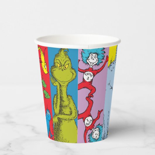 Dr. Seuss | Zeichensatz Pappbecher (Rechts)