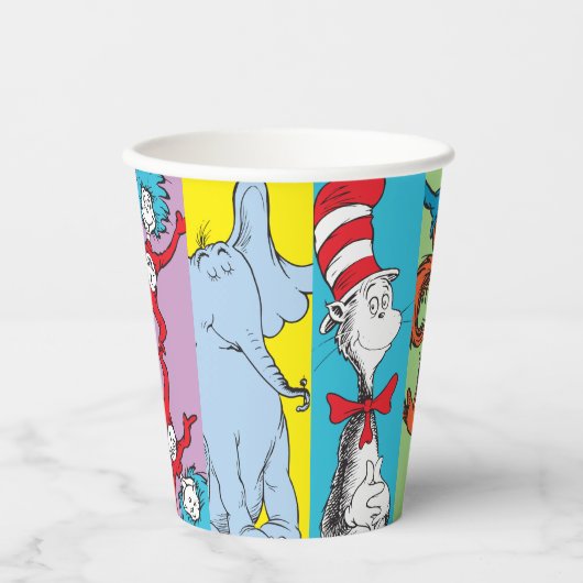 Dr. Seuss | Zeichensatz Pappbecher (Vorderseite)