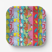 Dr. Seuss | Zeichensatz Pappteller (Vorderseite)