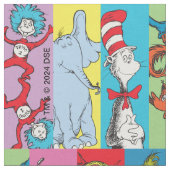 Dr. Seuss | Zeichensatz Stoff (Nahaufnahme)