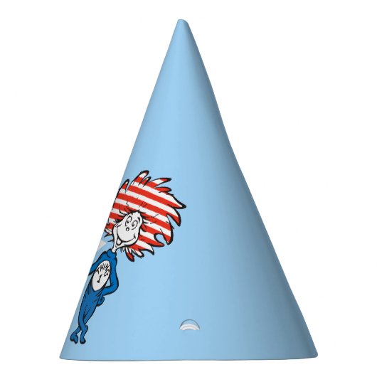 Dr. Seuss | Zwei Dinge: Patriotische Grafik Partyhütchen (Rechts)