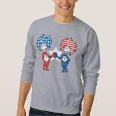 Dr. Seuss | Zwei Dinge: Patriotische Grafik Sweatshirt (Vorderseite)