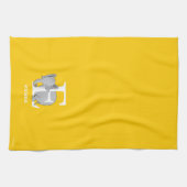 Dr. Seuss's ABC: Brief E - White | Name hinzufügen Geschirrtuch (Horizontal)