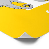 Dr. Seuss's ABC: Brief E - White | Name hinzufügen Poster (Ecke)