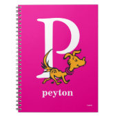 Dr. Seuss's ABC: Brief P - White | Name hinzufügen Notizblock (Vorderseite)