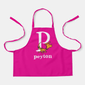 Dr. Seuss's ABC: Brief P - White | Name hinzufügen Schürze (Vorderseite)