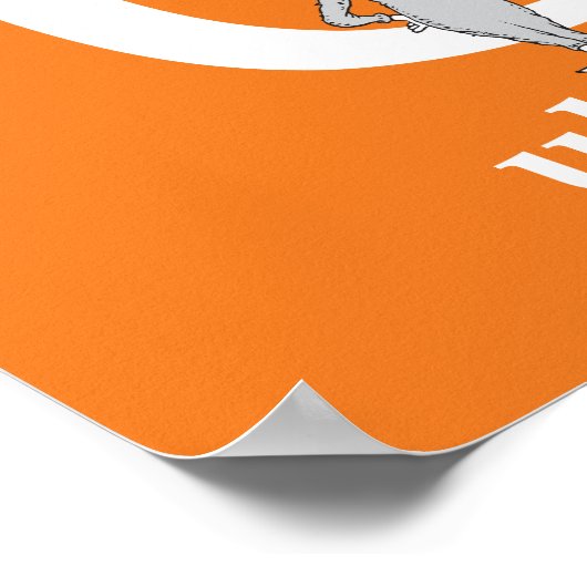 Dr. Seuss's ABC: Brief U - White | Name hinzufügen Poster (Ecke)