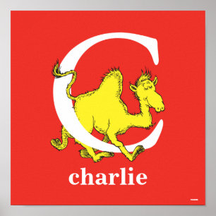 Dr. Seuss's ABC: Buchstabe C - Weiß   Fügen Sie Ih Poster