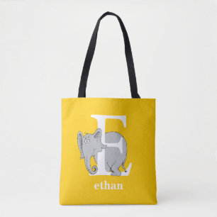 Dr. Seuss's ABC: Buchstabe E - Weiß Namen eingeb Tasche