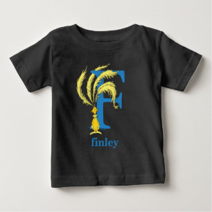 Dr. Seuss's ABC: Buchstabe F - Blau Fügen Sie Ih Baby T-shirt