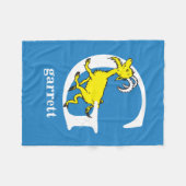 Dr. Seuss's ABC: Buchstabe G - Weiß | Name hinzufü Fleecedecke (Vorderseite (Horizontal))