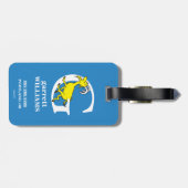 Dr. Seuss's ABC: Buchstabe G - Weiß | Name hinzufü Gepäckanhänger (Rückseite horizontal)