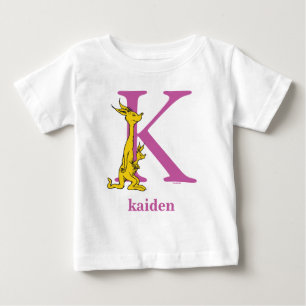 Dr. Seuss's ABC: Buchstabe K - Lila Namen hinzuf Baby T-shirt