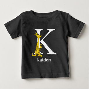 Dr. Seuss's ABC: Buchstabe K - Weiß Namen eingeb Baby T-shirt