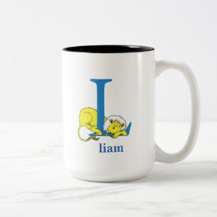 Dr. Seuss's ABC: Buchstabe L - Blau Fügen Sie Ih Zweifarbige Tasse