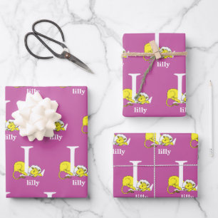 Dr. Seuss's ABC: Buchstabe L - Weiß   Namen hinzuf Geschenkpapier Set