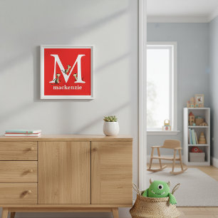 Dr. Seuss's ABC: Buchstabe M - Weiß   Fügen Sie Ih Poster