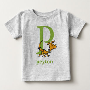 Dr. Seuss's ABC: Buchstabe P - Grün Fügen Sie Ih Baby T-shirt