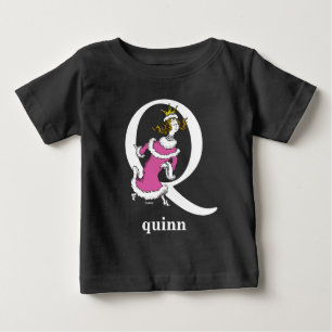 Dr. Seuss's ABC: Buchstabe Q - Weiß Fügen Sie Ih Baby T-shirt