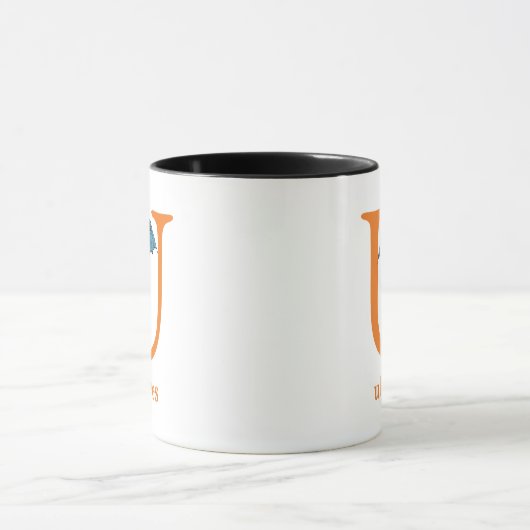 Dr. Seuss's ABC: Buchstabe U - Orange| Name hinzuf Tasse (Zentrum)