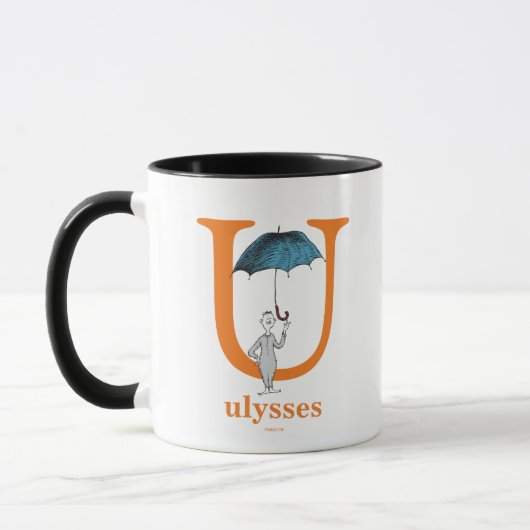 Dr. Seuss's ABC: Buchstabe U - Orange| Name hinzuf Tasse (Links)