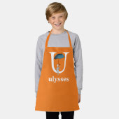 Dr. Seuss's ABC: Buchstabe U - Weiß| Name hinzufüg Schürze (Getragen)