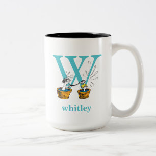 Dr. Seuss's ABC: Buchstabe W - Blau   Fügen Sie Ih Zweifarbige Tasse